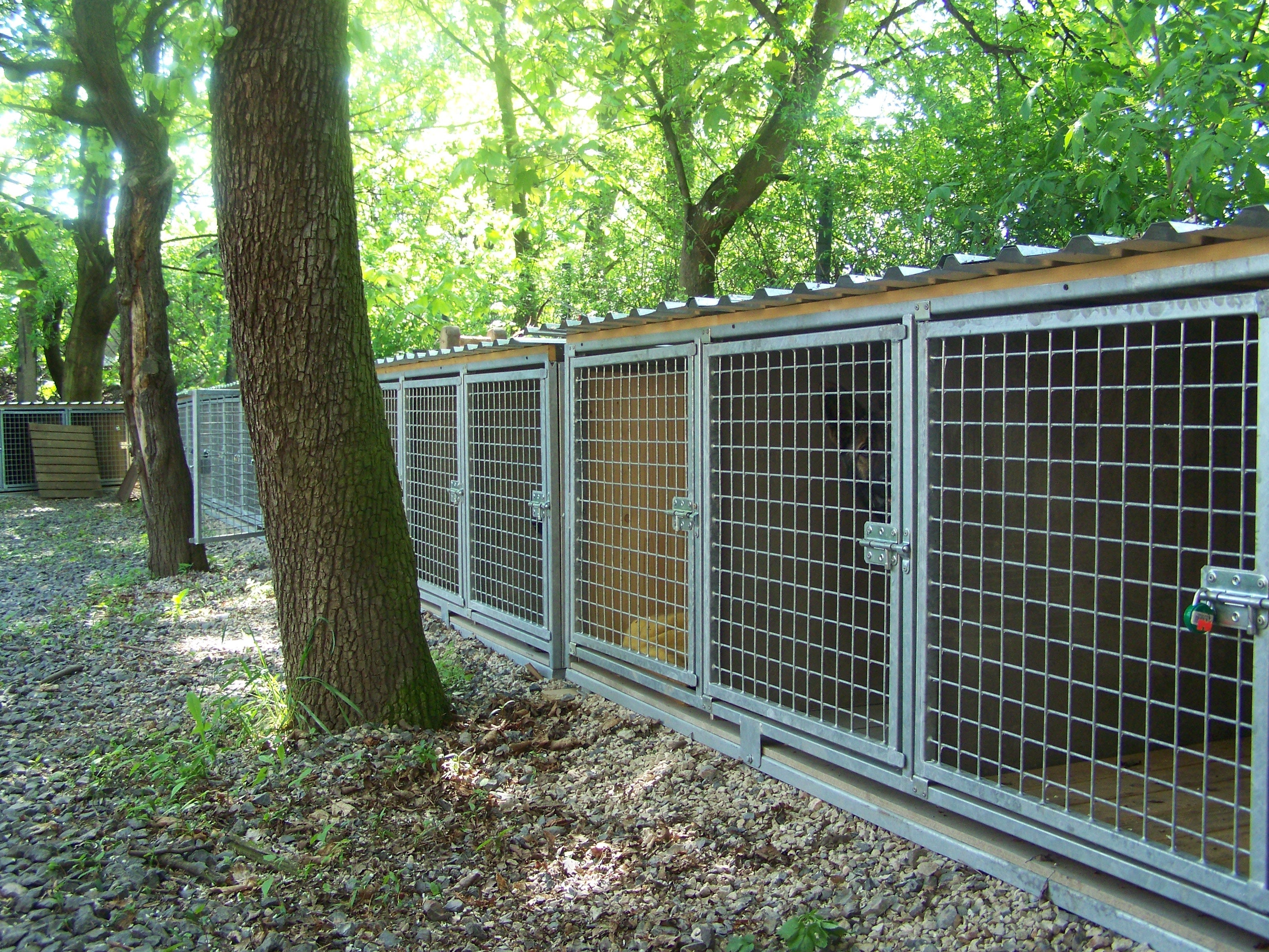 Odstavné boxy pro psy pro využití na cvičiště