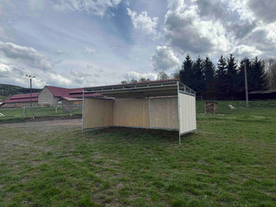 Dřevěný přístřešek pro koně 3 x 6 m