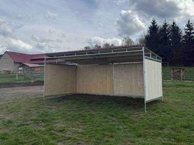Holzunterstand für Pferde 3 x 6 m