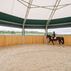 Kruhová jízdárna pro koně, průměr 18 m