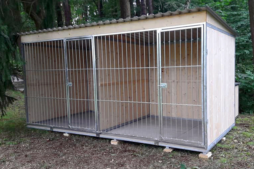 Dvojkotec pro psy 2 x 4 m