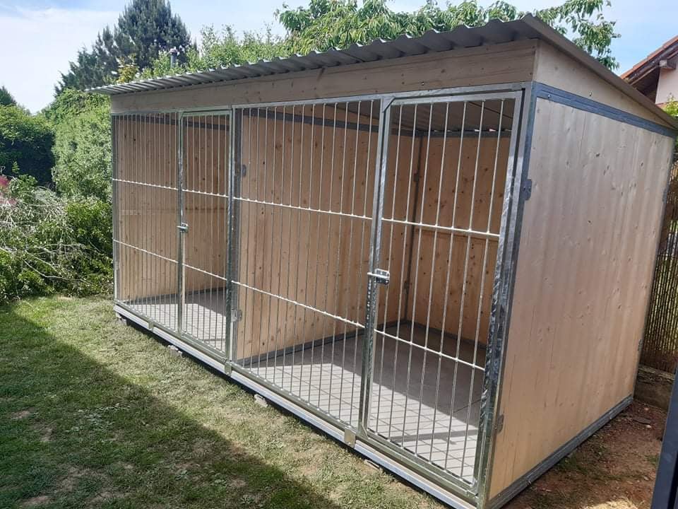 Dvojkotec pro psy 2 x 4 m
